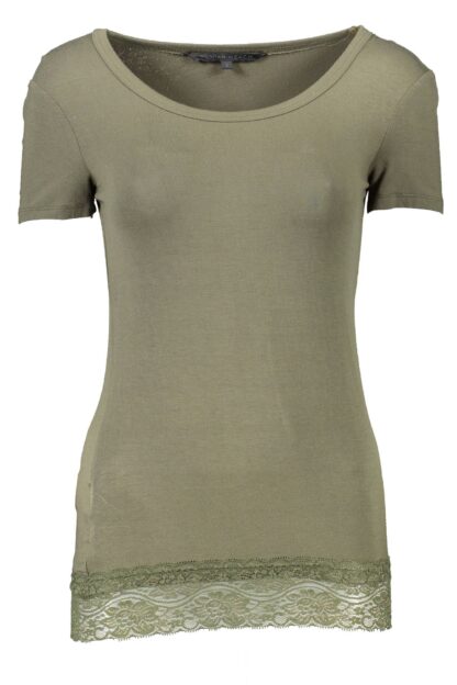 Silvian Heach - Green Cotton Women T-Shirt