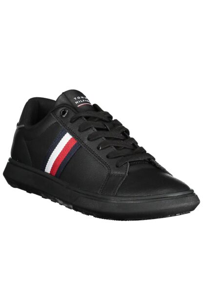 Tommy Hilfiger - Black Polyester Men Sneaker