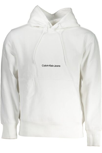 Calvin Klein - White Cotton Men Sweater