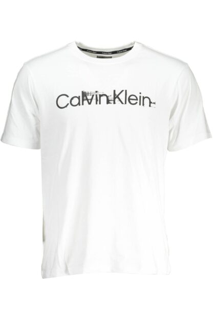 Calvin Klein - White Cotton Men T-Shirt