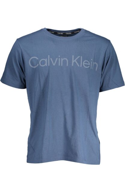 Calvin Klein - Blue Cotton Men T-Shirt