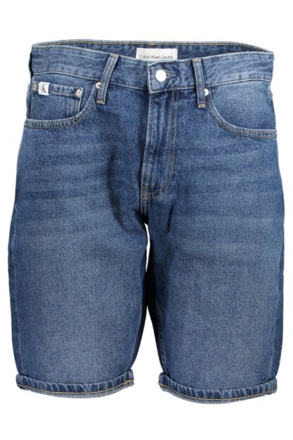 Calvin Klein - Blue Cotton Men's Jean Short