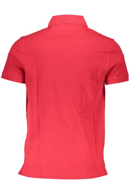 Tommy Hilfiger - Red Cotton Men Polo Shirt