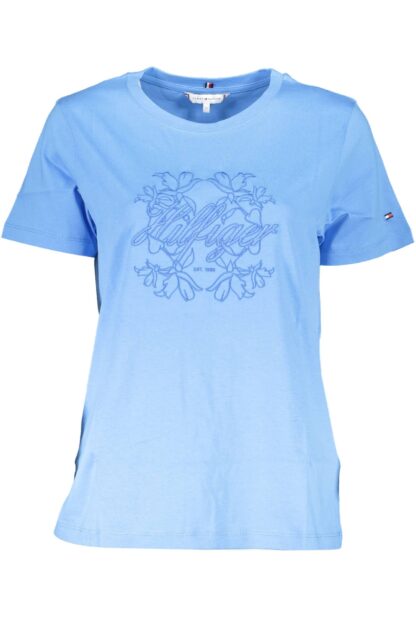 Tommy Hilfiger - Light Blue Cotton Women T-Shirt