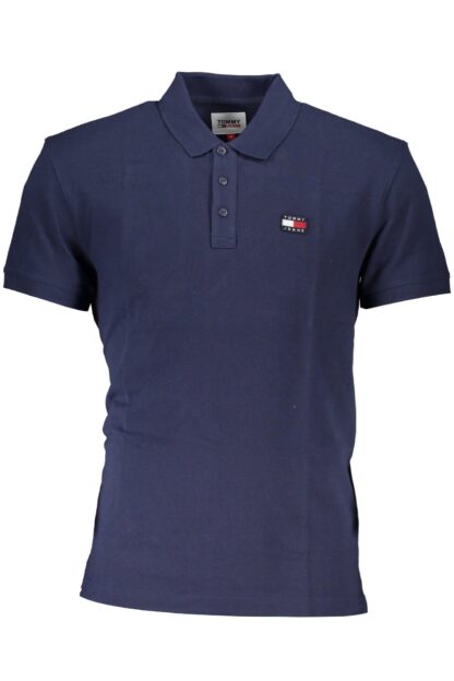 Tommy Hilfiger - Blue Cotton Men Polo Shirt