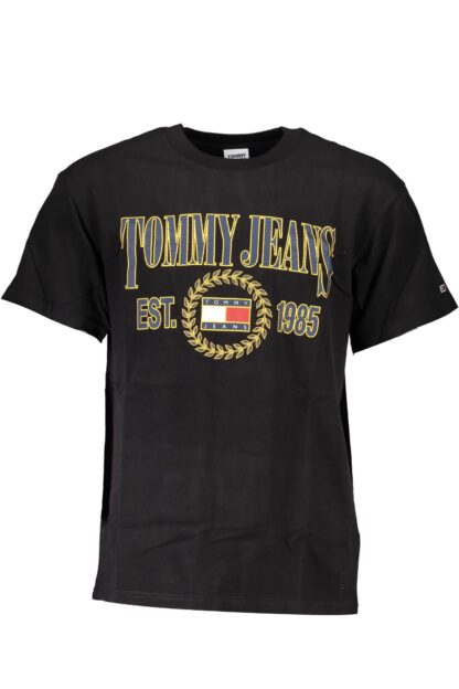 Tommy Hilfiger - Black Cotton Men T-Shirt