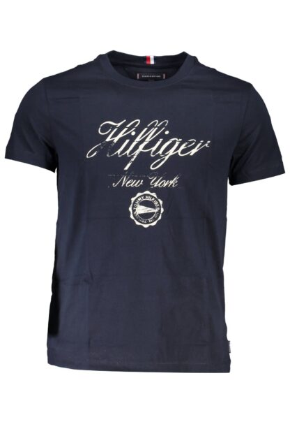 Tommy Hilfiger - Blue Cotton Men T-Shirt