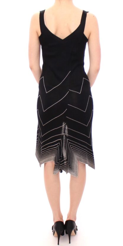 Alice Palmer - Chic Monochrome Knitted Dress