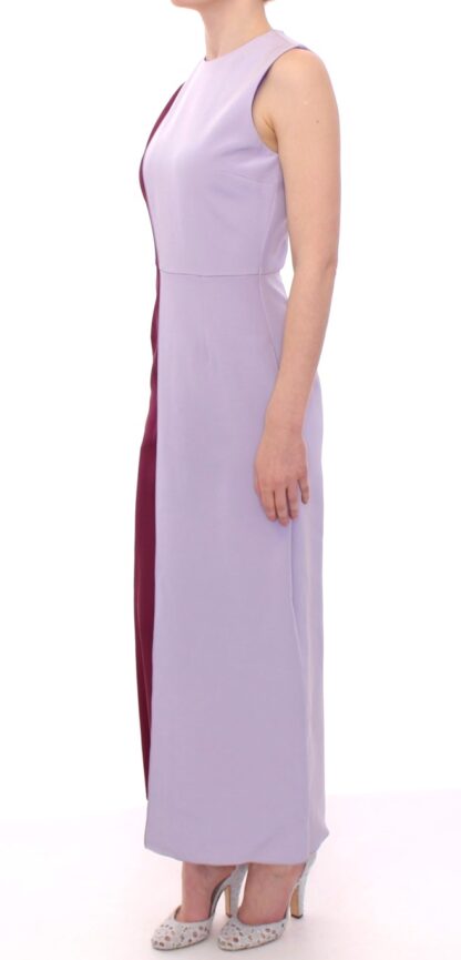 Barbara Casasola - Elegant Long Silk Gown in Lavender