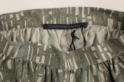 Comeforbreakfast - Chic Gray Pleated Mini Skirt