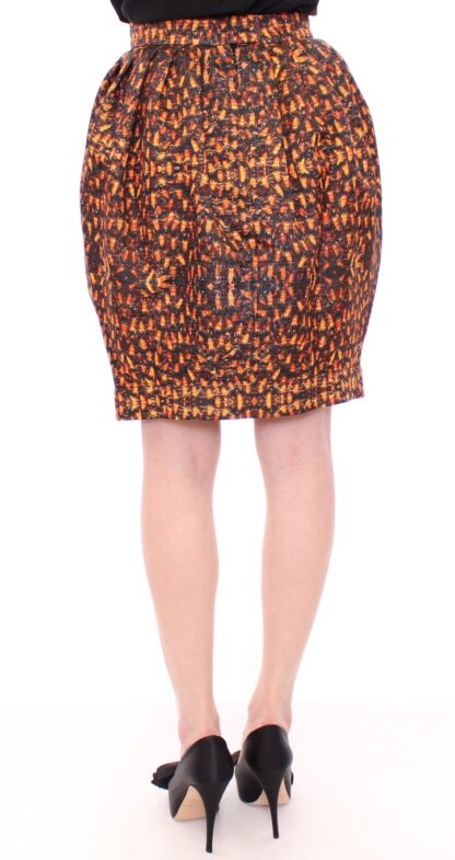 KAALE SUKTAE - Multicolor Bee Print Bubble Balloon Skirt