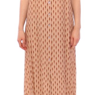 Moschino - Elegant One-Sleeve Beige Shift Dress