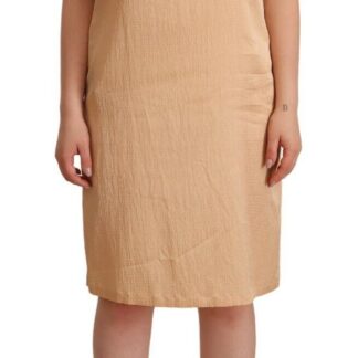 Elisabetta Franchi - Elegant Sleeveless Mini Dress with Embellished Neckline