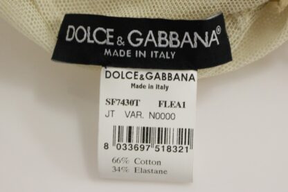 Dolce & Gabbana - Elegant Beige Tank Top Blouse