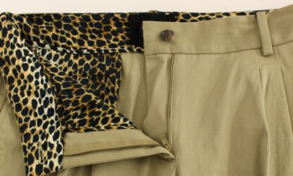 Dolce & Gabbana - Chic Beige Cotton Blend Trousers