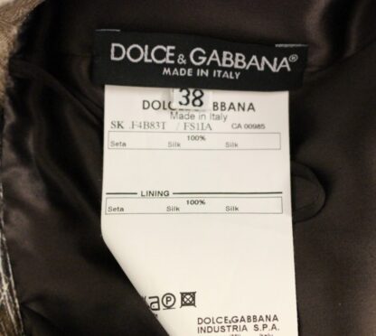 Dolce & Gabbana - Elegant Floral Silk Full Skirt