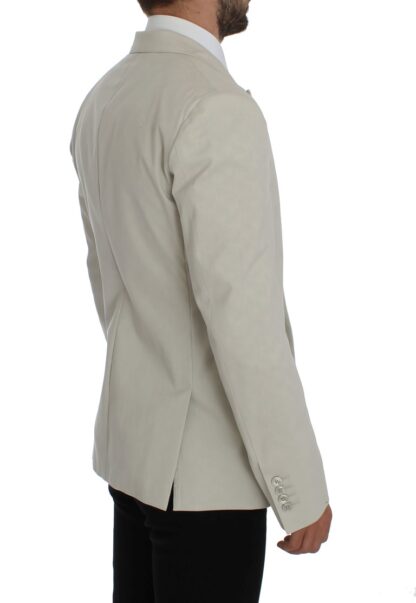 Dolce & Gabbana - Elegant White Cotton Stretch Blazer