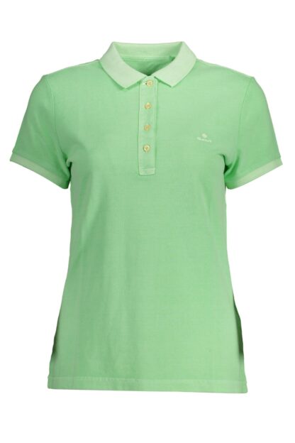 Gant - Green Cotton Women Polo Shirt