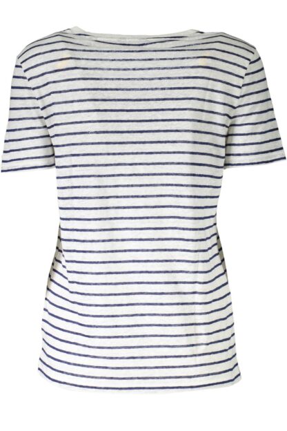 Gant - White Linen Women T-Shirt