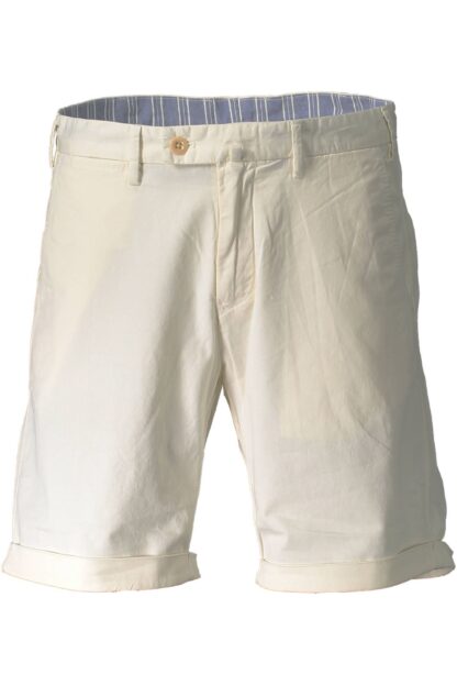 Gant - White Cotton Men Bermuda