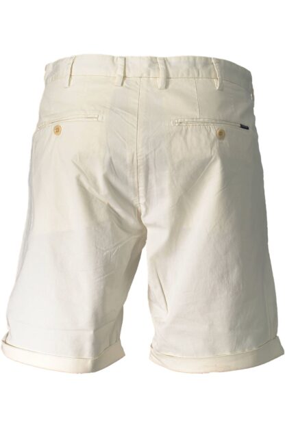 Gant - White Cotton Men Bermuda