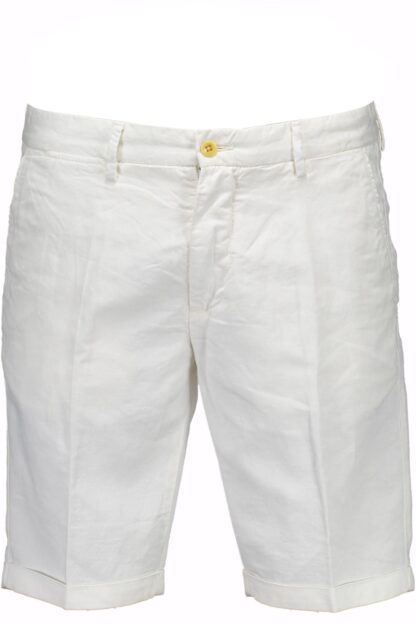 Gant - White Cotton Men Bermuda