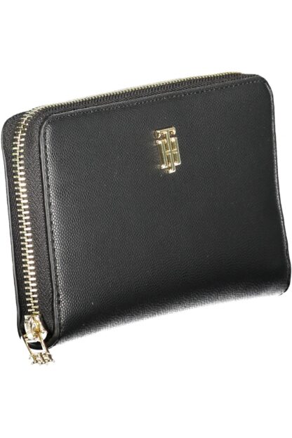 Tommy Hilfiger - Black Polyurethane Women Wallet