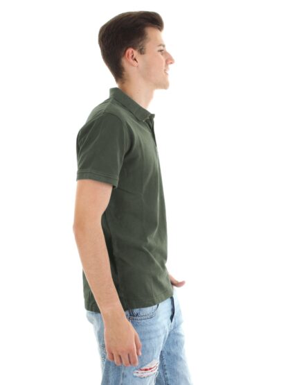 Fred Mello - Green Cotton Men Polo Shirt