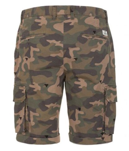 Fred Mello - Chic Camouflage Cotton Blend Bermuda Shorts