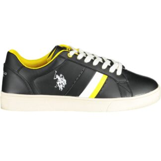 U.S. POLO ASSN. - Black Polyester Men Sneaker