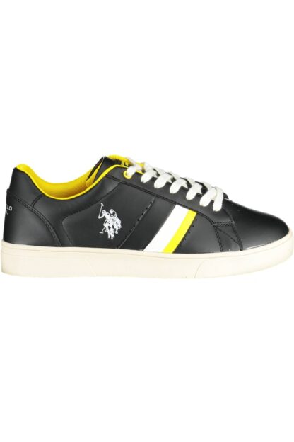 U.S. POLO ASSN. - Black Polyester Men Sneaker