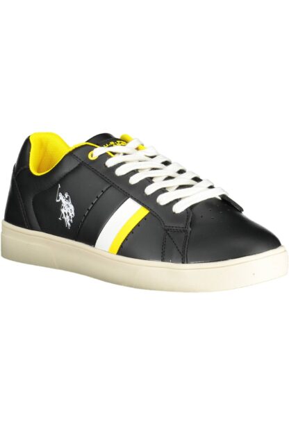 U.S. POLO ASSN. - Black Polyester Men Sneaker