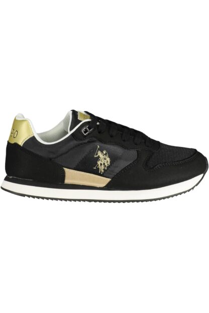 U.S. POLO ASSN. - Black Polyester Men Sneaker