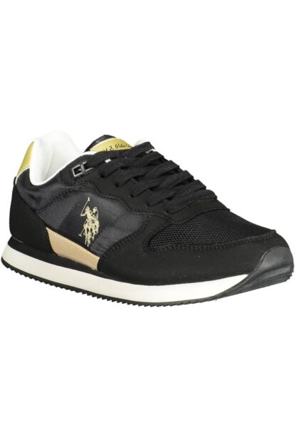 U.S. POLO ASSN. - Black Polyester Men Sneaker