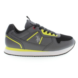 U.S. POLO ASSN. - Black Polyester Men Sneaker