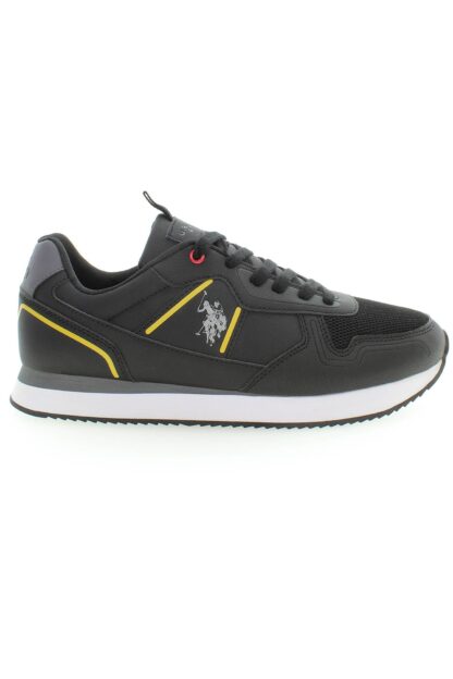 U.S. POLO ASSN. - Black Polyester Men Sneaker