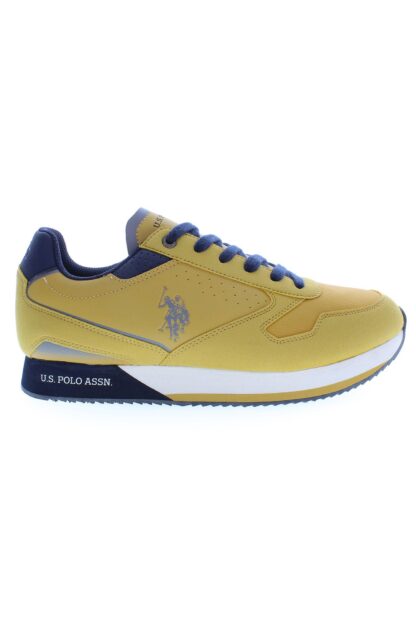 U.S. POLO ASSN. - Yellow Polyester Men Sneaker