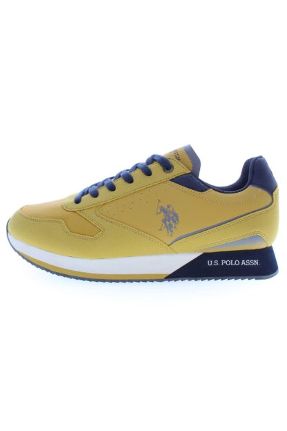 U.S. POLO ASSN. - Yellow Polyester Men Sneaker