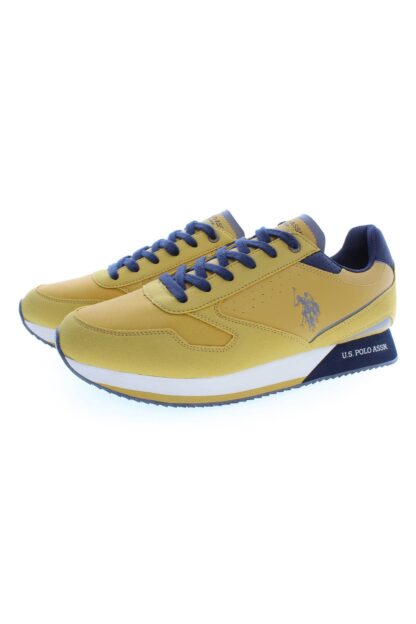 U.S. POLO ASSN. - Yellow Polyester Men Sneaker