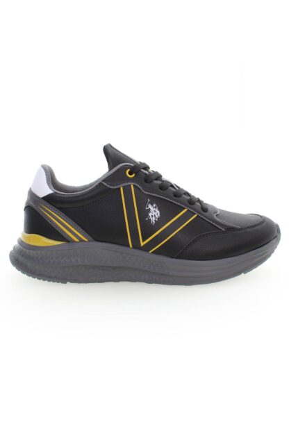 U.S. POLO ASSN. - Black Polyester Men Sneaker