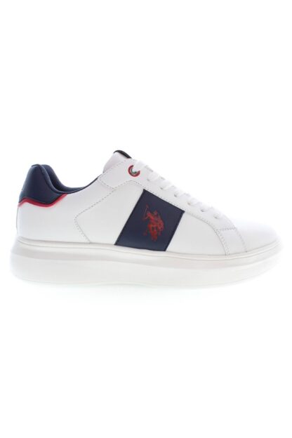 U.S. POLO ASSN. - White Polyester Men Sneaker