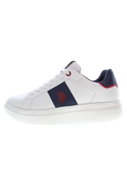 U.S. POLO ASSN. - White Polyester Men Sneaker