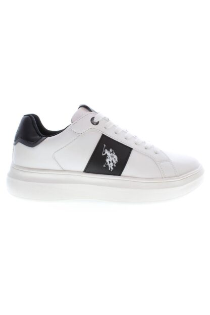 U.S. POLO ASSN. - White Polyester Men Sneaker