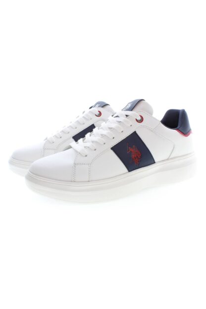 U.S. POLO ASSN. - White Polyester Men Sneaker