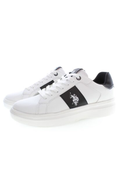 U.S. POLO ASSN. - White Polyester Men Sneaker