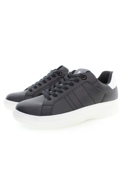 U.S. POLO ASSN. - Black Polyester Men Sneaker