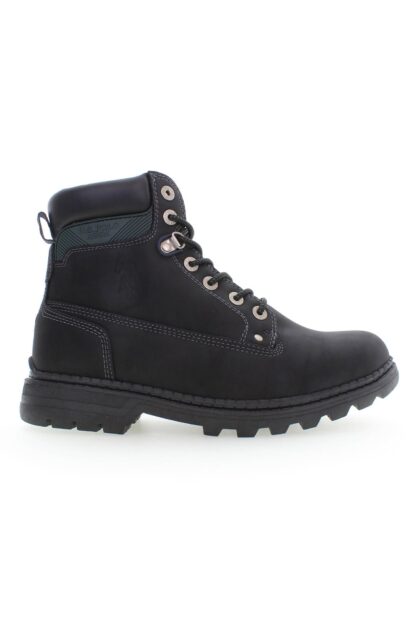 U.S. POLO ASSN. - Black Polyester Men Boot