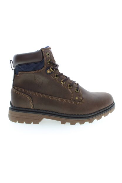 U.S. POLO ASSN. - Brown Polyester Men Boot