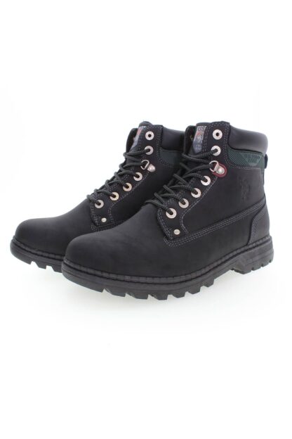 U.S. POLO ASSN. - Black Polyester Men Boot