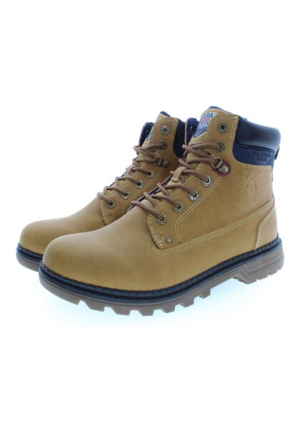 U.S. POLO ASSN. - Beige Polyester Men Boot